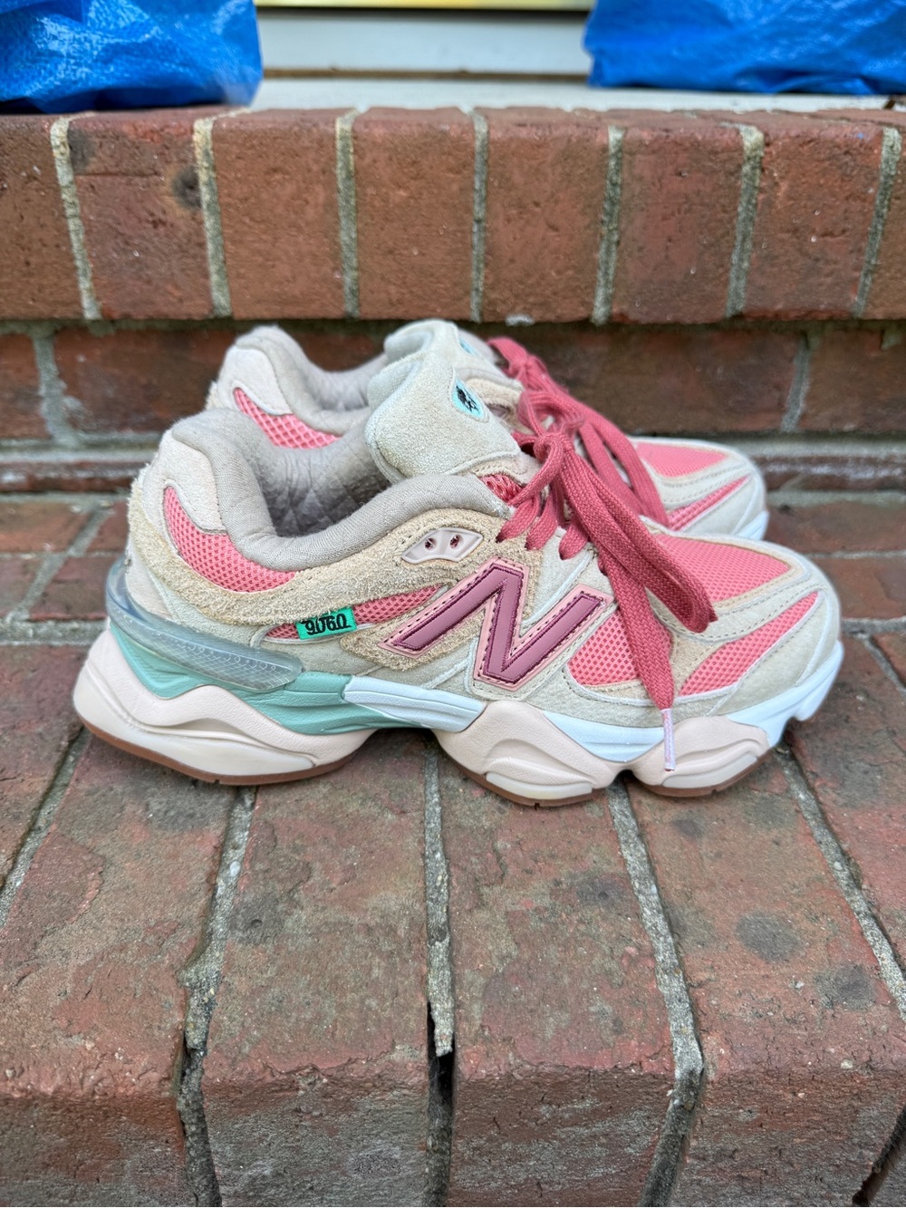 NEW BALANCE JOE FRESHGOODS X 9060 'PENNY COOKIE PINK’ Sneakers Men’s 6.5 Women 9